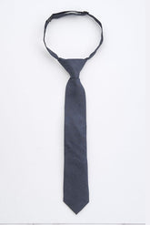 Junior Navy Paisley Tie